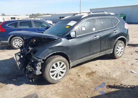 2016 Nissan Rogue S из США, поврежденный, VIN JN8AT2MT8GW004045